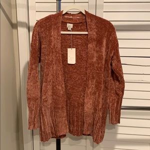 Target Rib Knit Cuff Open Cardigan - Size XS (NWT)